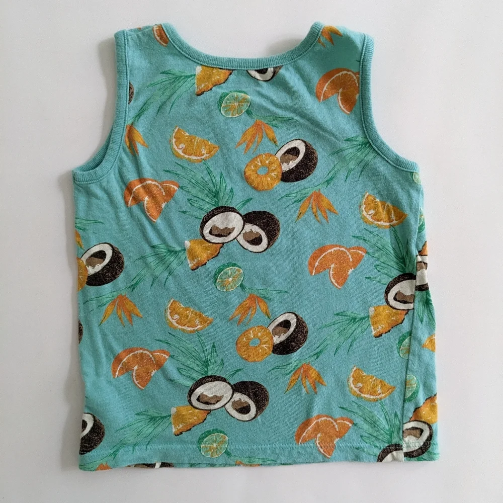 Old Navy Tropical Print Tank Top